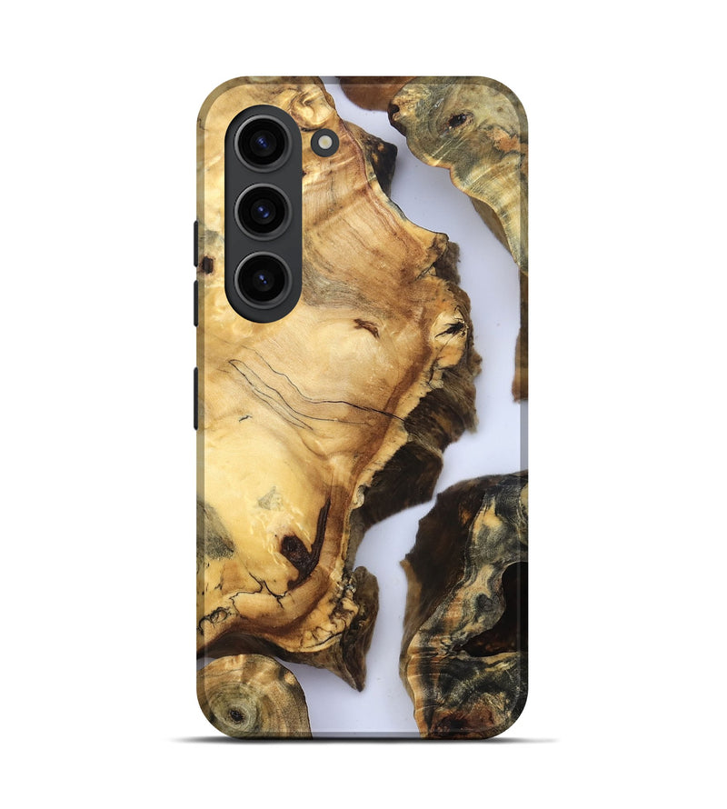 Galaxy S23 Wood Live Edge Phone Case - Janene (Clear, 832668)