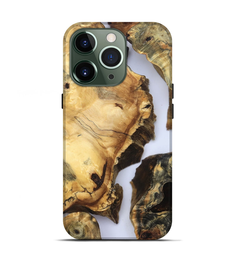 iPhone 13 Pro Wood Live Edge Phone Case - Janene (Clear, 832668)