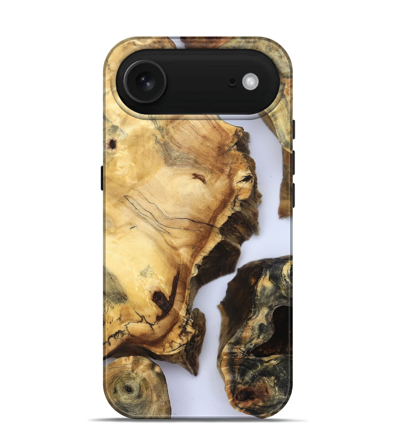 iPhone 17 Air Wood Live Edge Phone Case - Janene (Clear, 832668)