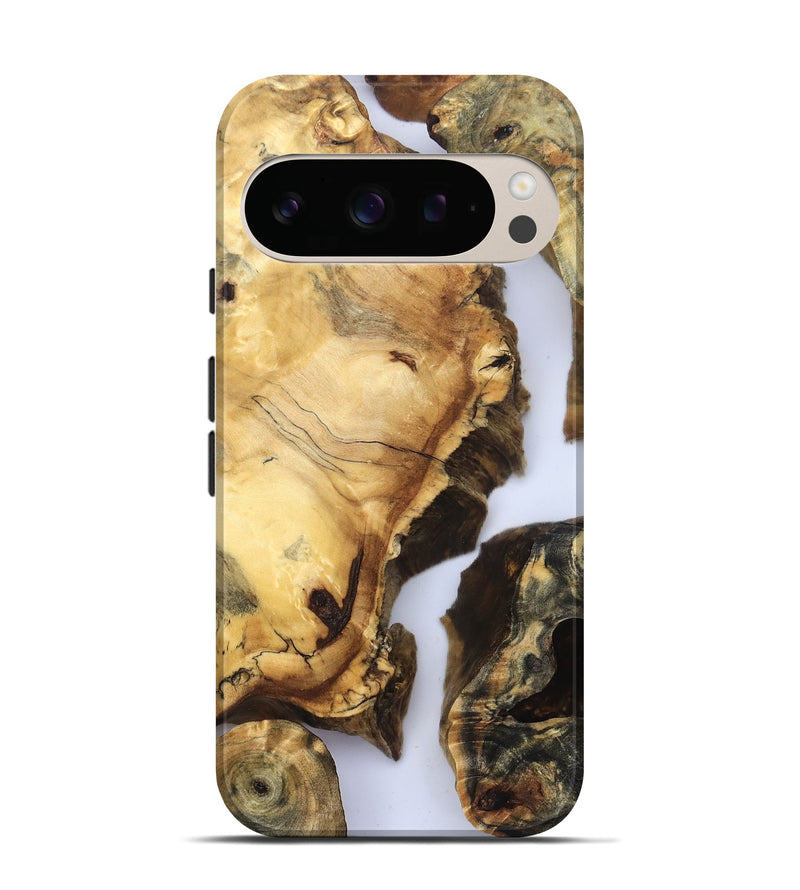 Pixel 10 Pro Wood Live Edge Phone Case - Janene (Clear, 832668)