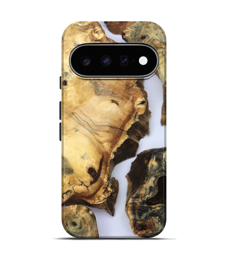 Pixel 11 Pro Wood Live Edge Phone Case - Janene (Clear, 832668)