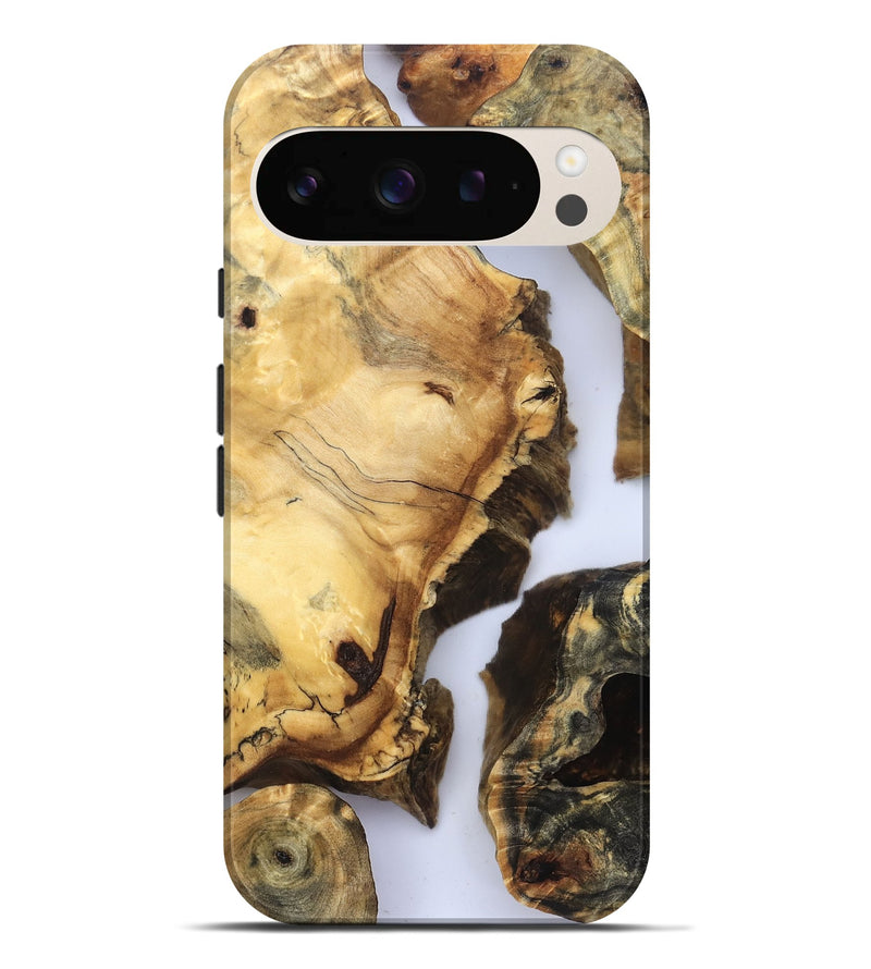 Pixel 9 Pro XL Wood Live Edge Phone Case - Janene (Clear, 832668)