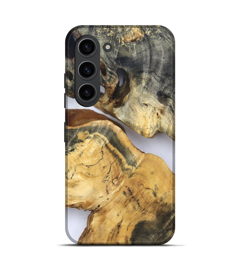 Galaxy S23 Wood Live Edge Phone Case - Rihanna (Clear, 832671)