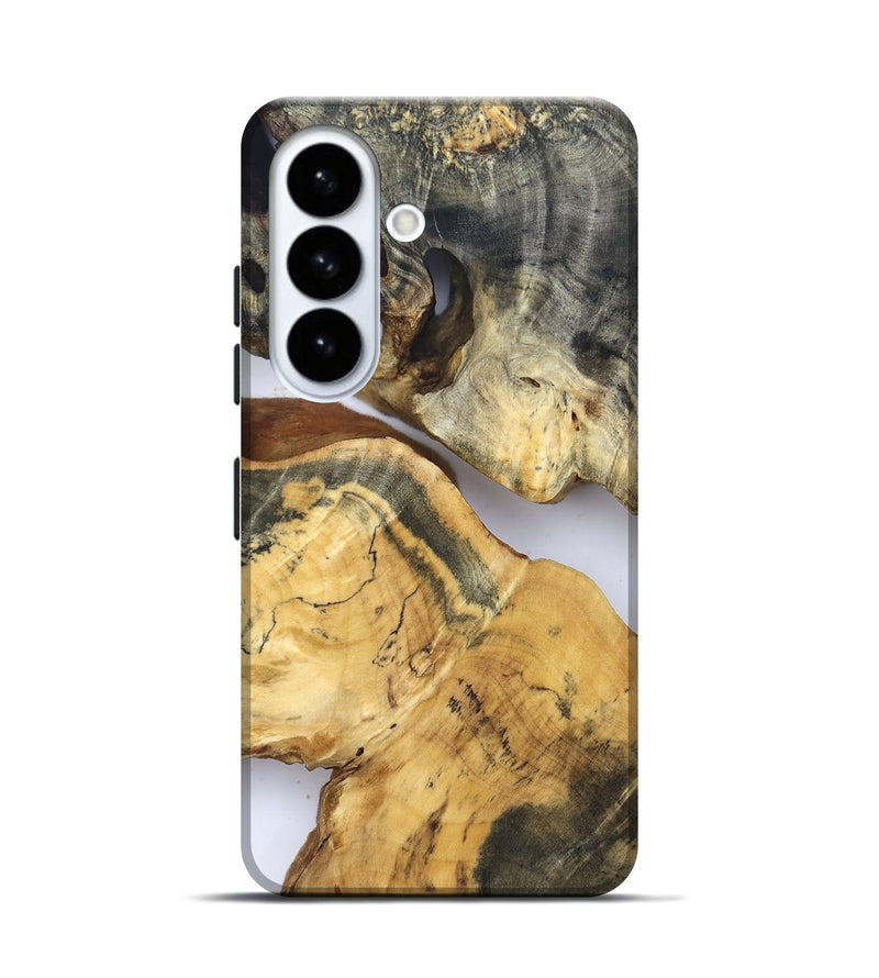 Galaxy S26 Wood Live Edge Phone Case - Rihanna (Clear, 832671)