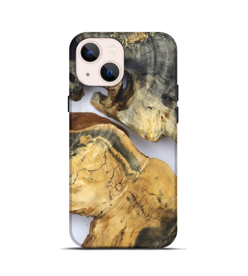 iPhone 13 mini Wood Live Edge Phone Case - Rihanna (Clear, 832671)