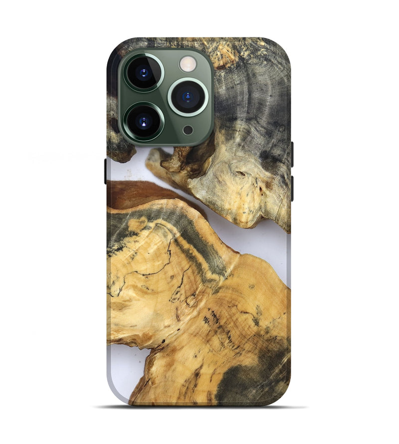 iPhone 13 Pro Wood Live Edge Phone Case - Rihanna (Clear, 832671)