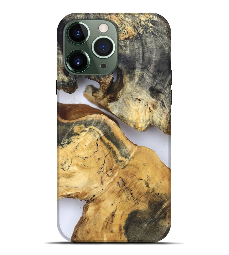 iPhone 13 Pro Max Wood Live Edge Phone Case - Rihanna (Clear, 832671)