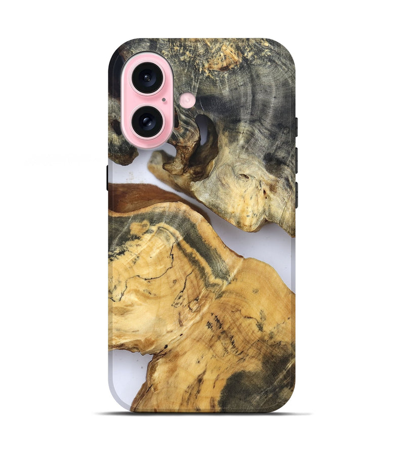 iPhone 17 Wood Live Edge Phone Case - Rihanna (Clear, 832671)