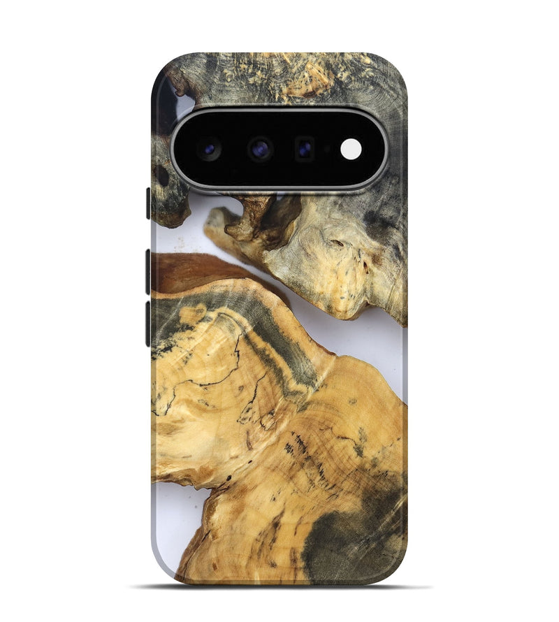 Pixel 11 Pro Wood Live Edge Phone Case - Rihanna (Clear, 832671)
