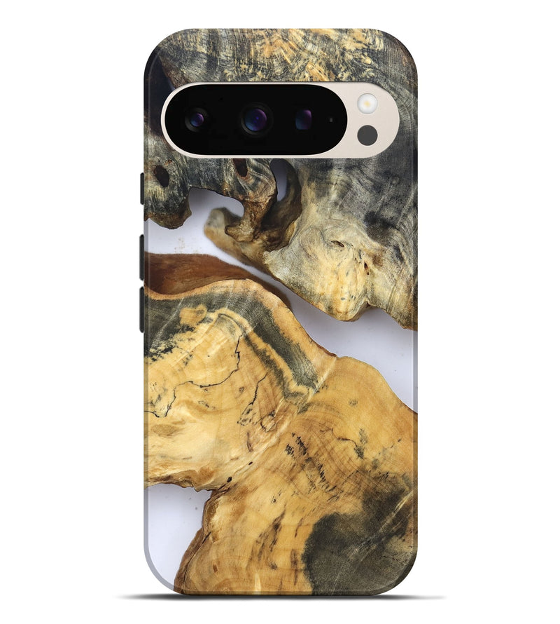 Pixel 9 Pro XL Wood Live Edge Phone Case - Rihanna (Clear, 832671)