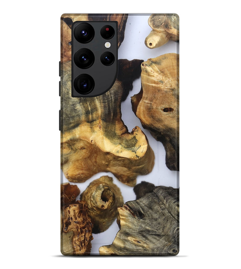 Galaxy S22 Ultra Wood Live Edge Phone Case - Lucie (Clear, 832673)