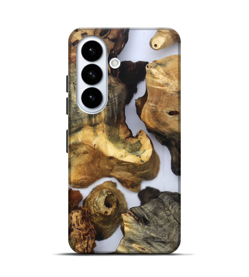 Galaxy S26 Wood Live Edge Phone Case - Lucie (Clear, 832673)