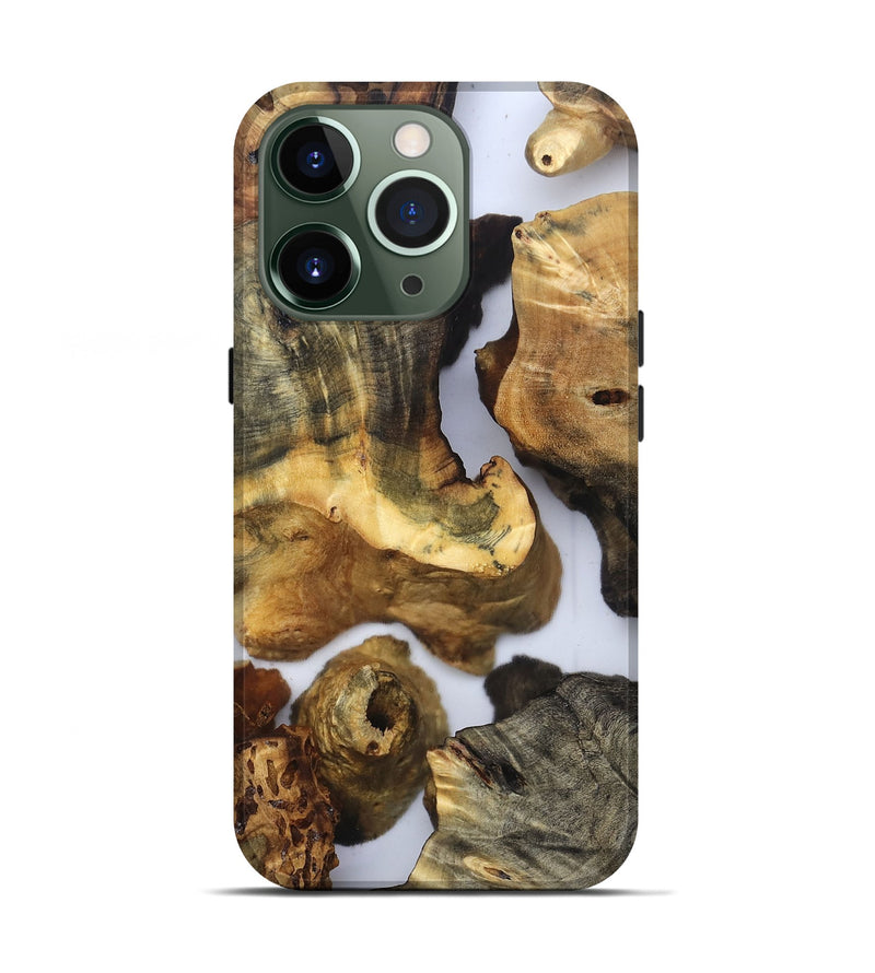iPhone 13 Pro Wood Live Edge Phone Case - Lucie (Clear, 832673)