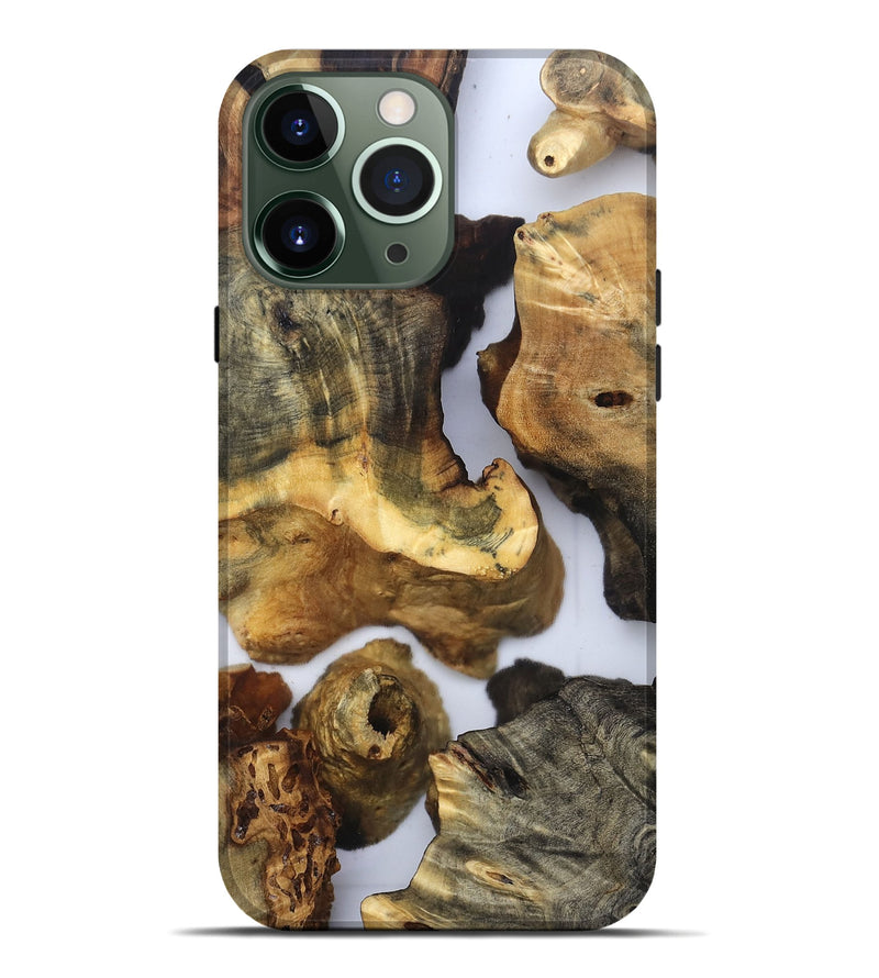iPhone 13 Pro Max Wood Live Edge Phone Case - Lucie (Clear, 832673)