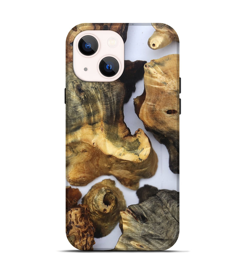 iPhone 14 Wood Live Edge Phone Case - Lucie (Clear, 832673)