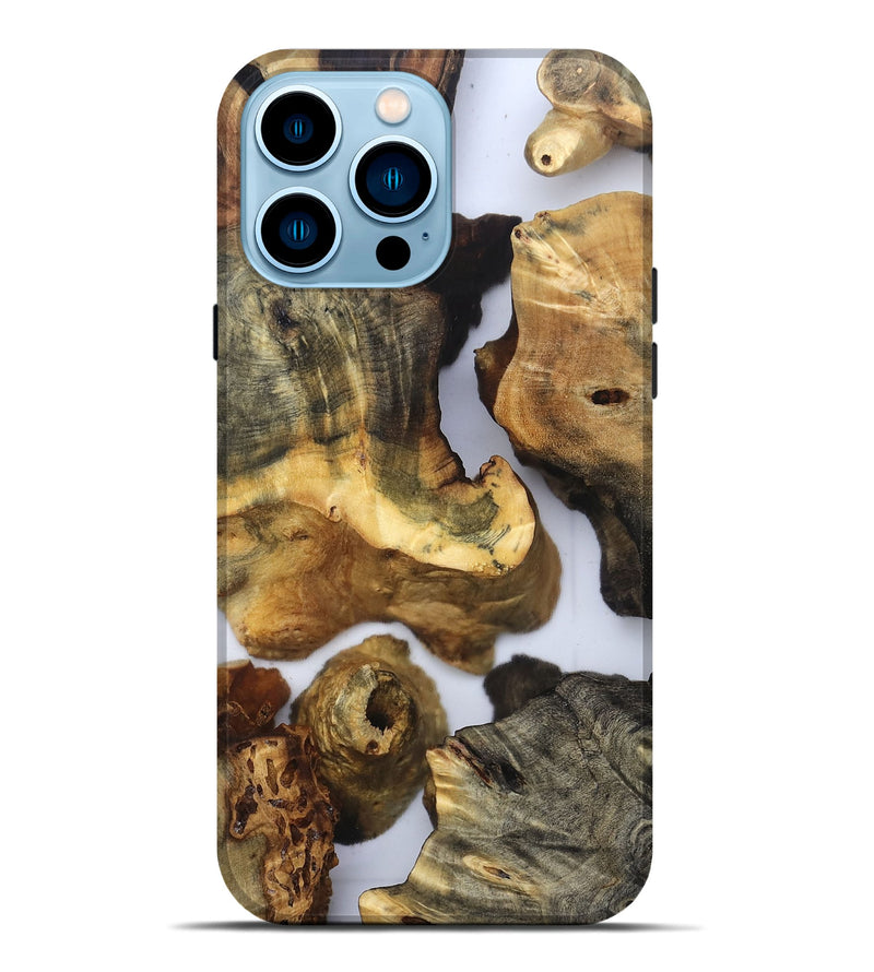 iPhone 14 Pro Max Wood Live Edge Phone Case - Lucie (Clear, 832673)