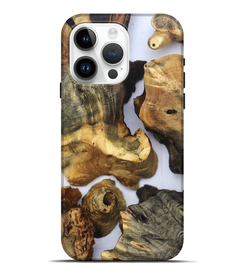 iPhone 15 Pro Max Wood Live Edge Phone Case - Lucie (Clear, 832673)