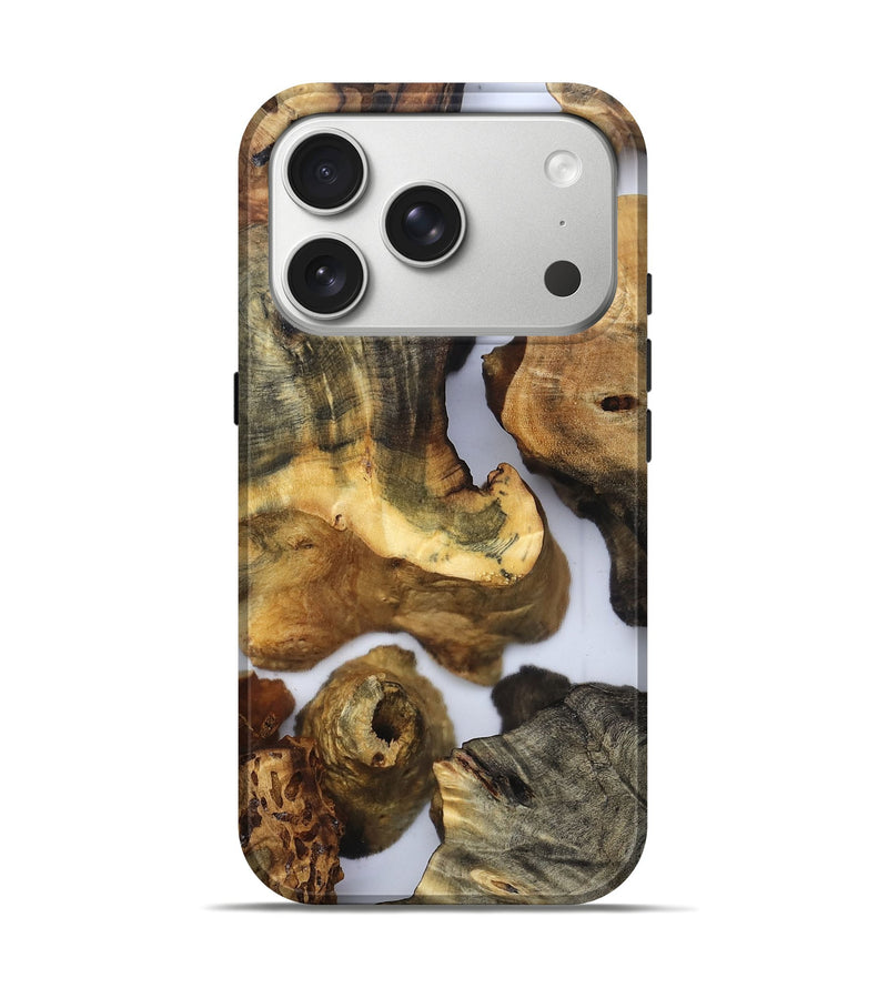 iPhone 17 Pro Wood Live Edge Phone Case - Lucie (Clear, 832673)