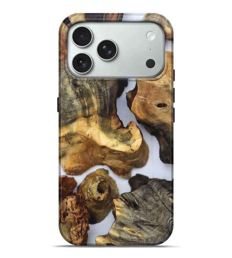 iPhone 18 Pro Max Wood Live Edge Phone Case - Lucie (Clear, 832673)