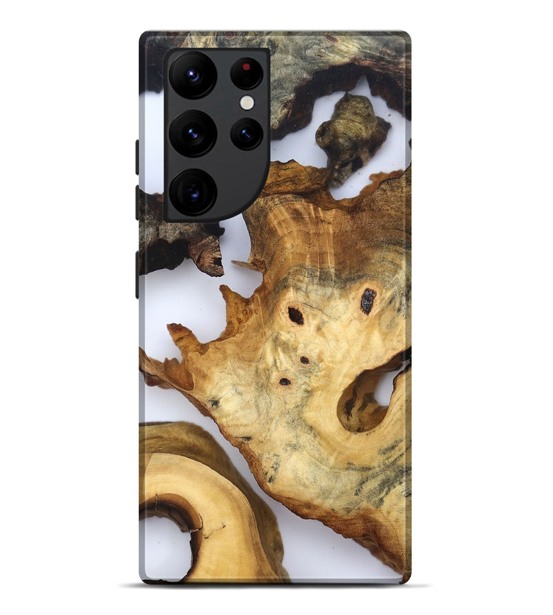 Galaxy S22 Ultra Wood Live Edge Phone Case - Thelma (Clear, 832674)