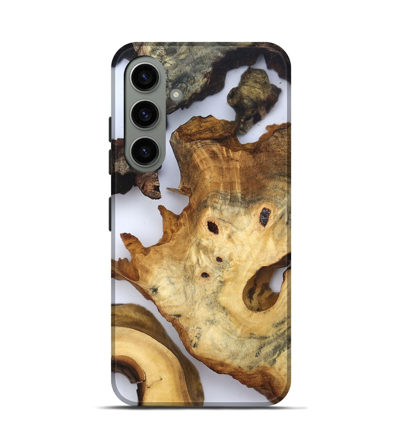 Galaxy S24 Wood Live Edge Phone Case - Thelma (Clear, 832674)