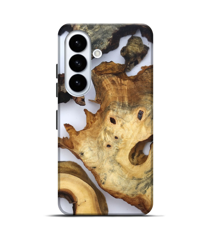 Galaxy S26 Wood Live Edge Phone Case - Thelma (Clear, 832674)