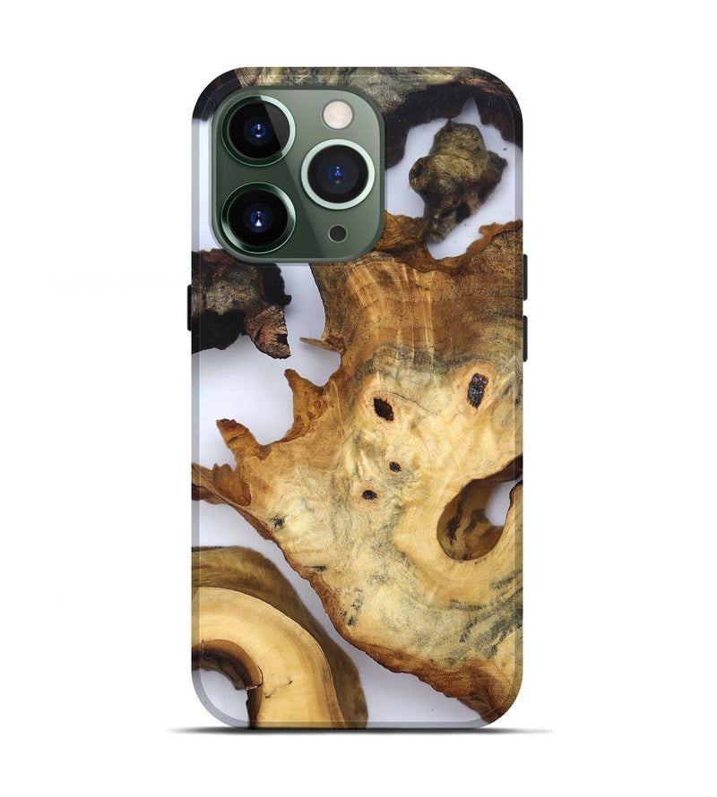 iPhone 13 Pro Wood Live Edge Phone Case - Thelma (Clear, 832674)