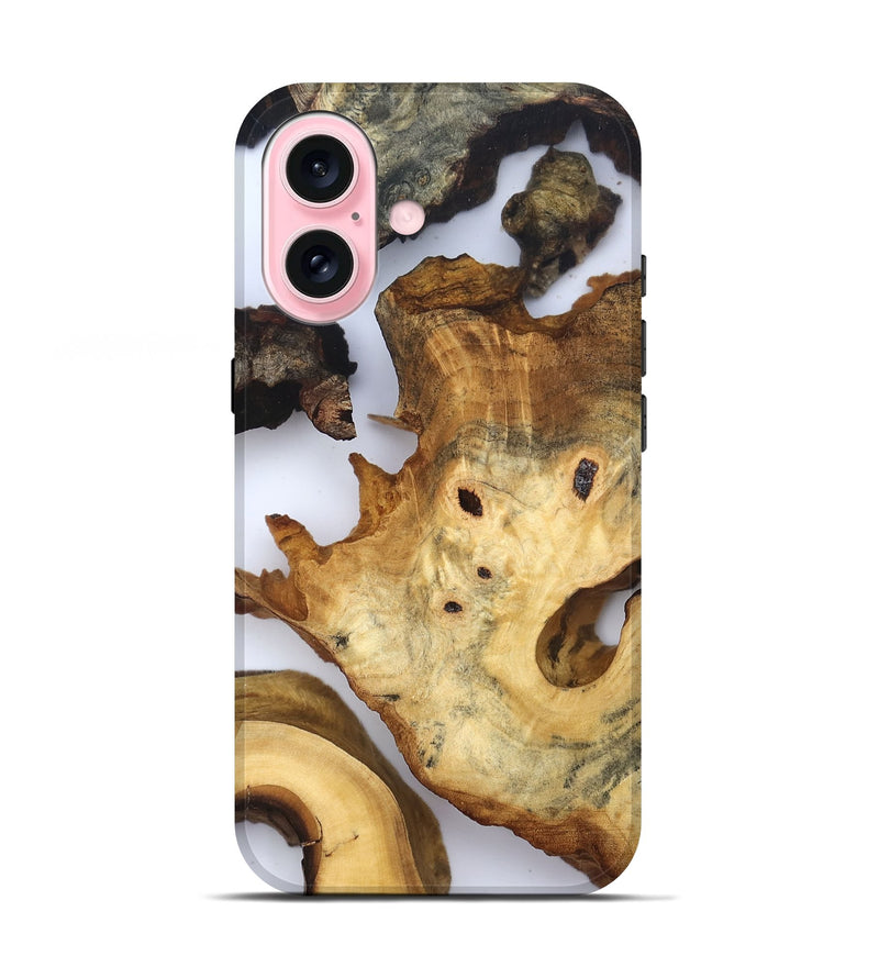 iPhone 17 Wood Live Edge Phone Case - Thelma (Clear, 832674)