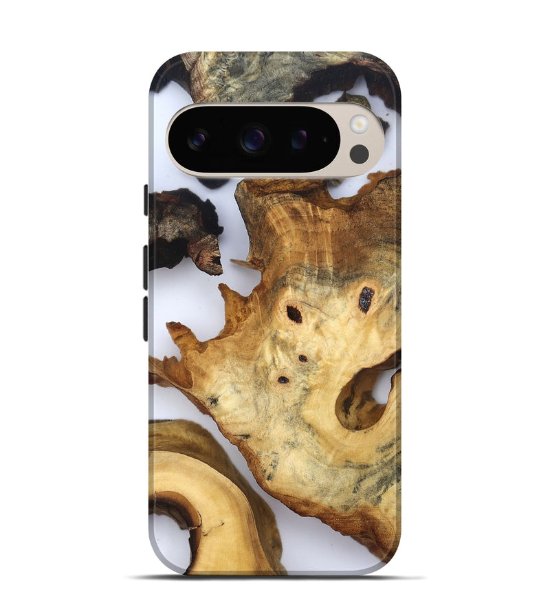 Pixel 9 Wood Live Edge Phone Case - Thelma (Clear, 832674)