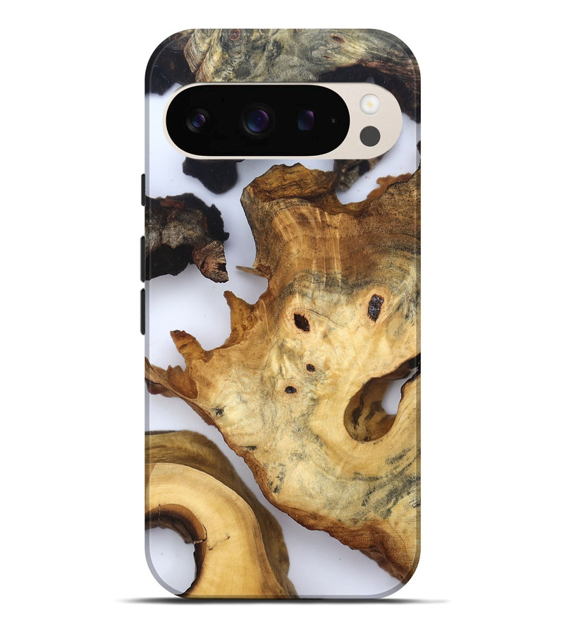 Pixel 9 Pro XL Wood Live Edge Phone Case - Thelma (Clear, 832674)
