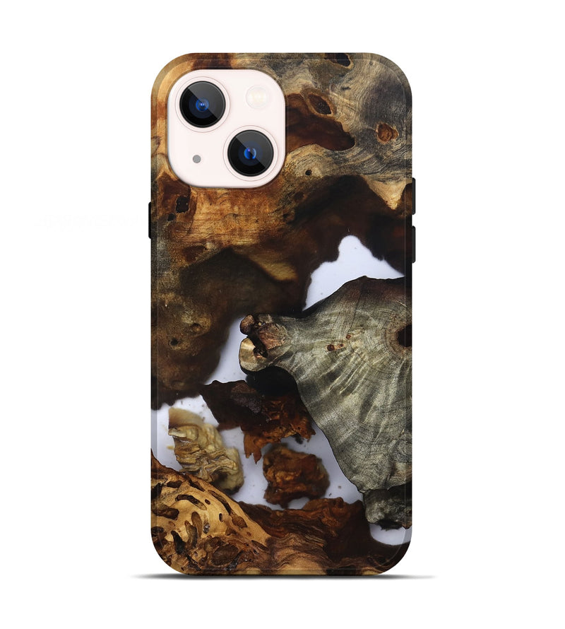 iPhone 13 Wood Live Edge Phone Case - Ensley (Clear, 832675)