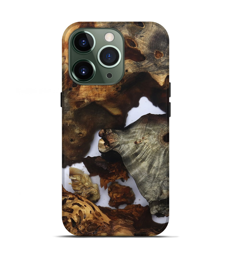 iPhone 13 Pro Wood Live Edge Phone Case - Ensley (Clear, 832675)