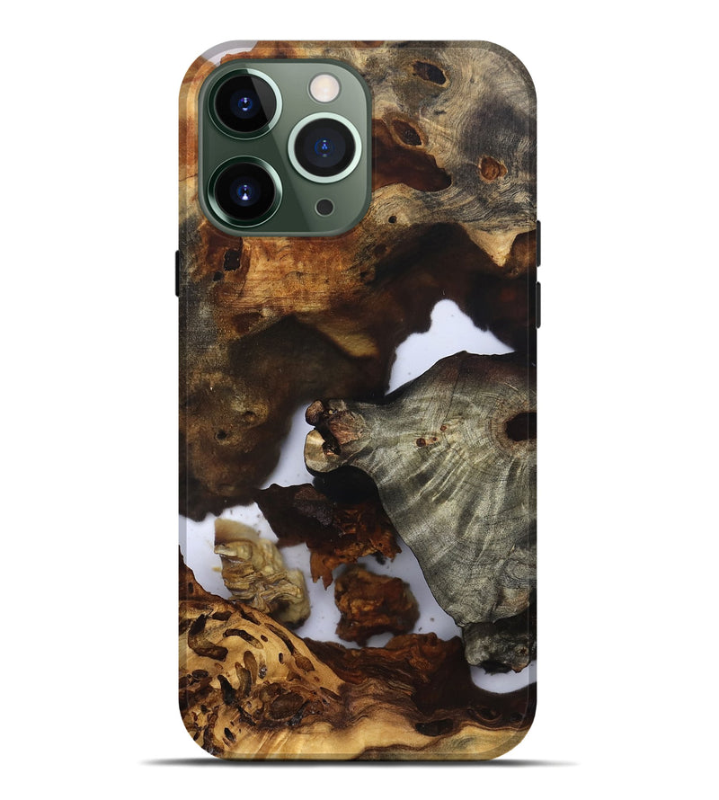 iPhone 13 Pro Max Wood Live Edge Phone Case - Ensley (Clear, 832675)