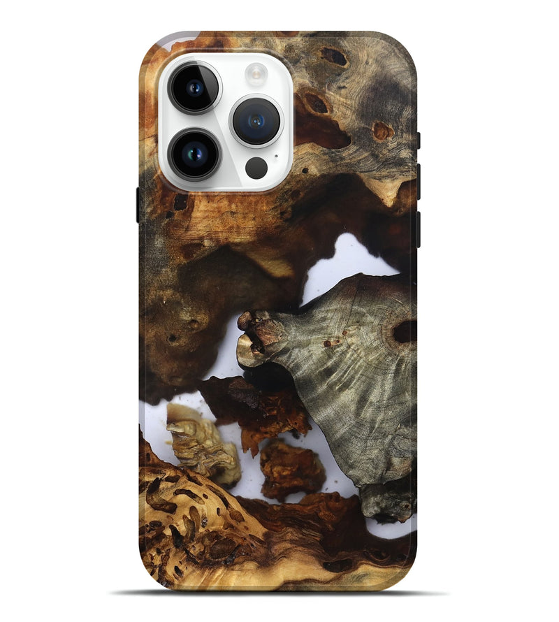 iPhone 15 Pro Max Wood Live Edge Phone Case - Ensley (Clear, 832675)