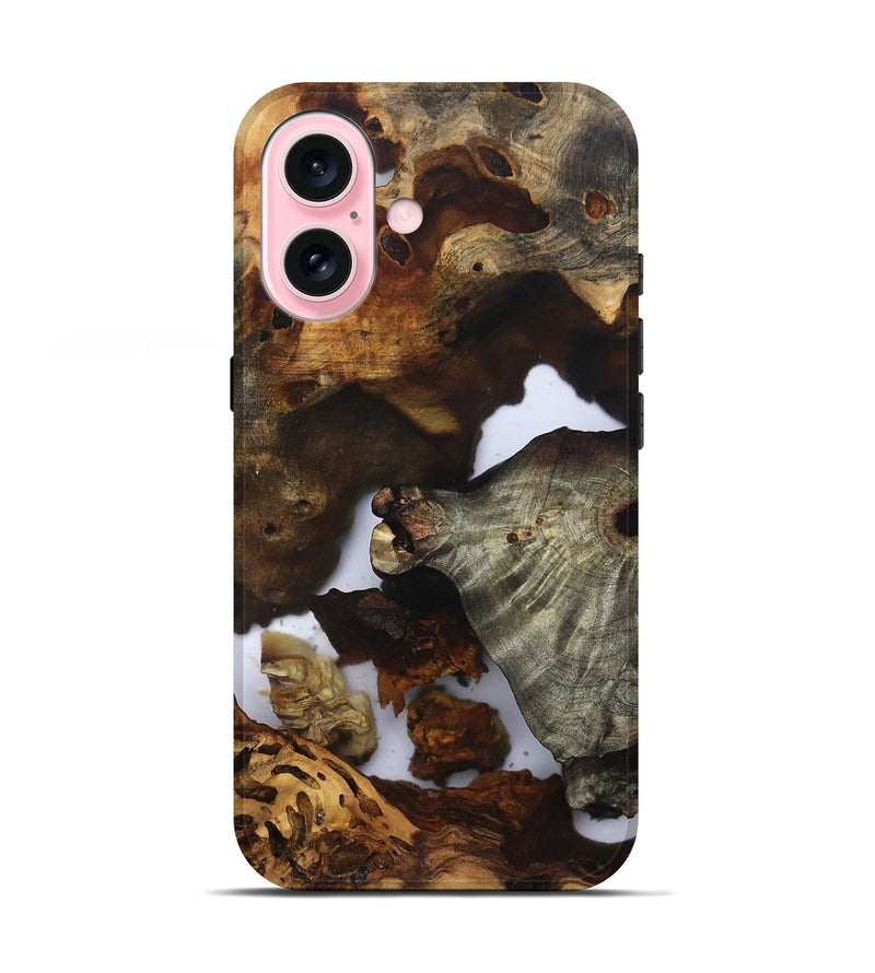 iPhone 17 Wood Live Edge Phone Case - Ensley (Clear, 832675)