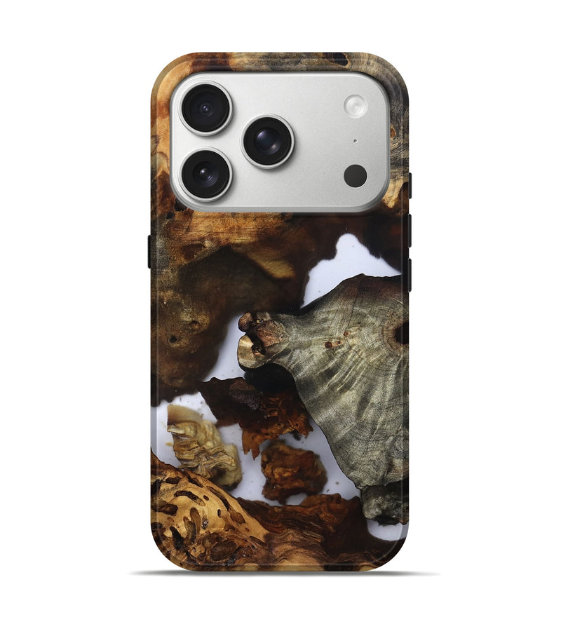 iPhone 17 Pro Wood Live Edge Phone Case - Ensley (Clear, 832675)