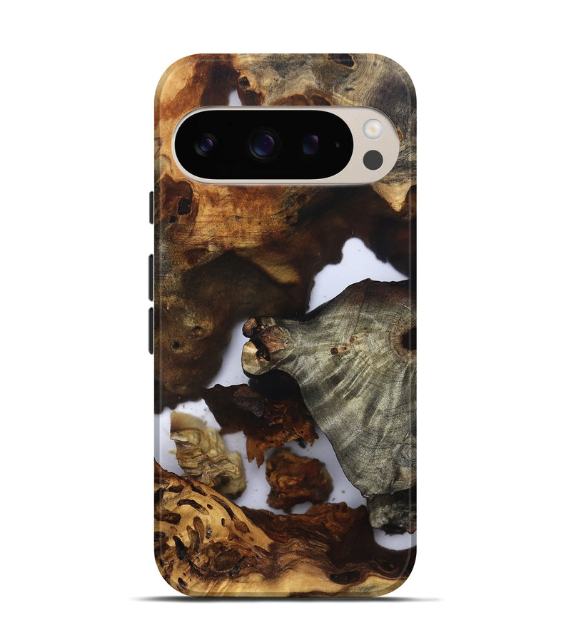 Pixel 9 Pro Wood Live Edge Phone Case - Ensley (Clear, 832675)