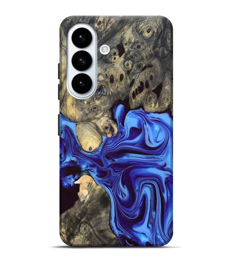 Galaxy S26 Plus Wood Live Edge Phone Case - Noreen (Blue, 832676)