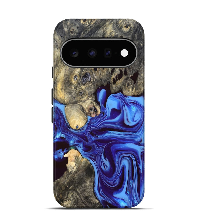 Pixel 11 Wood Live Edge Phone Case - Noreen (Blue, 832676)