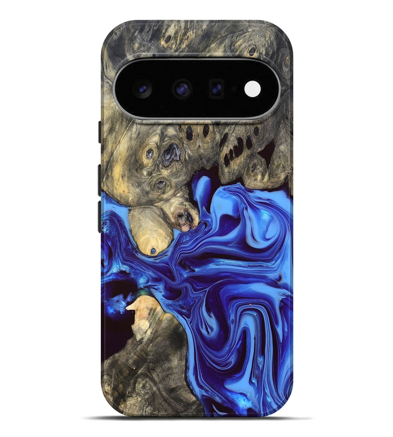 Pixel 11 Pro XL Wood Live Edge Phone Case - Noreen (Blue, 832676)
