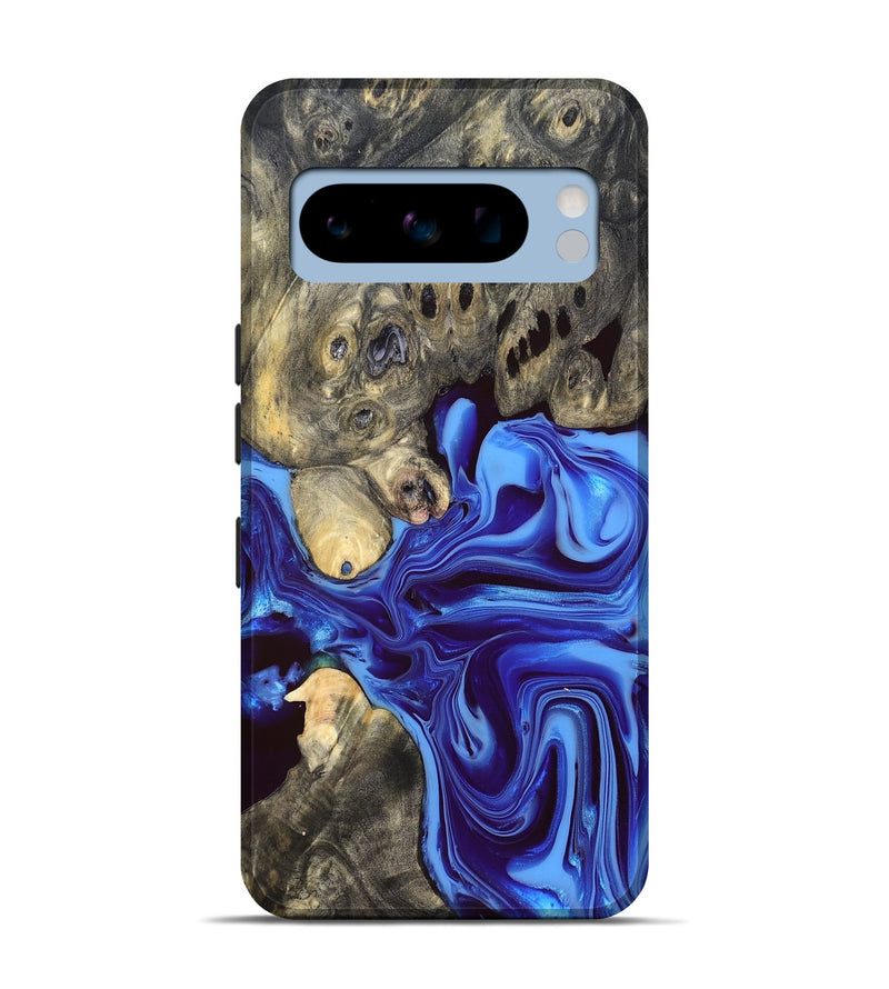 Pixel 8 Pro Wood Live Edge Phone Case - Noreen (Blue, 832676)
