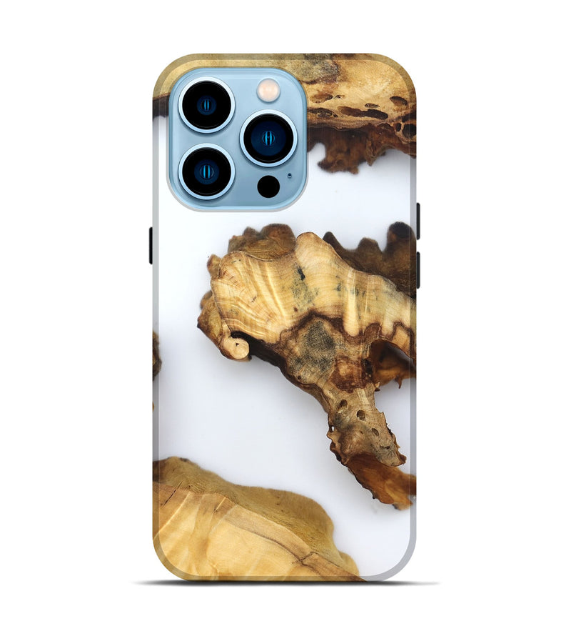 iPhone 14 Pro Wood Live Edge Phone Case - Amiri (Clear, 832678)