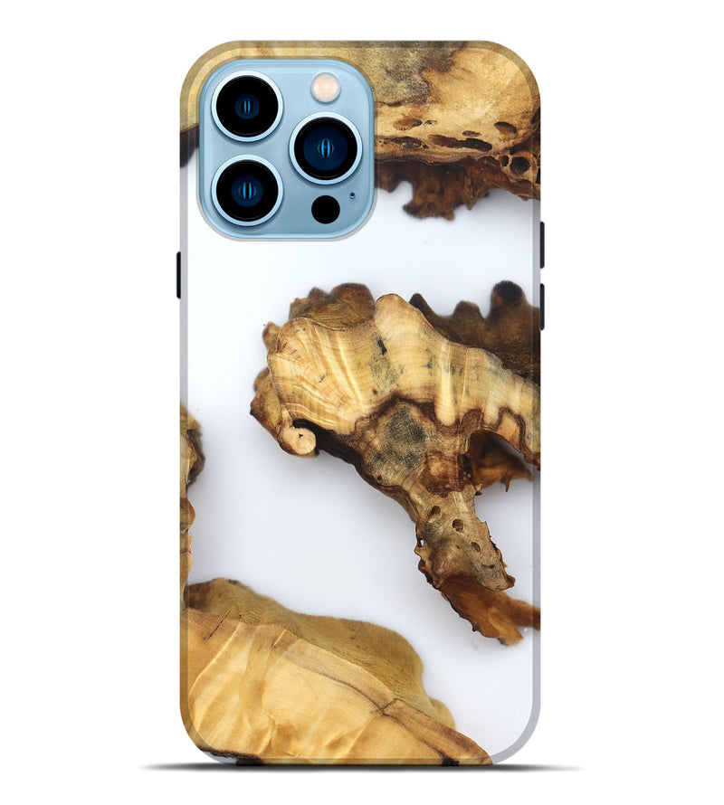 iPhone 14 Pro Max Wood Live Edge Phone Case - Amiri (Clear, 832678)
