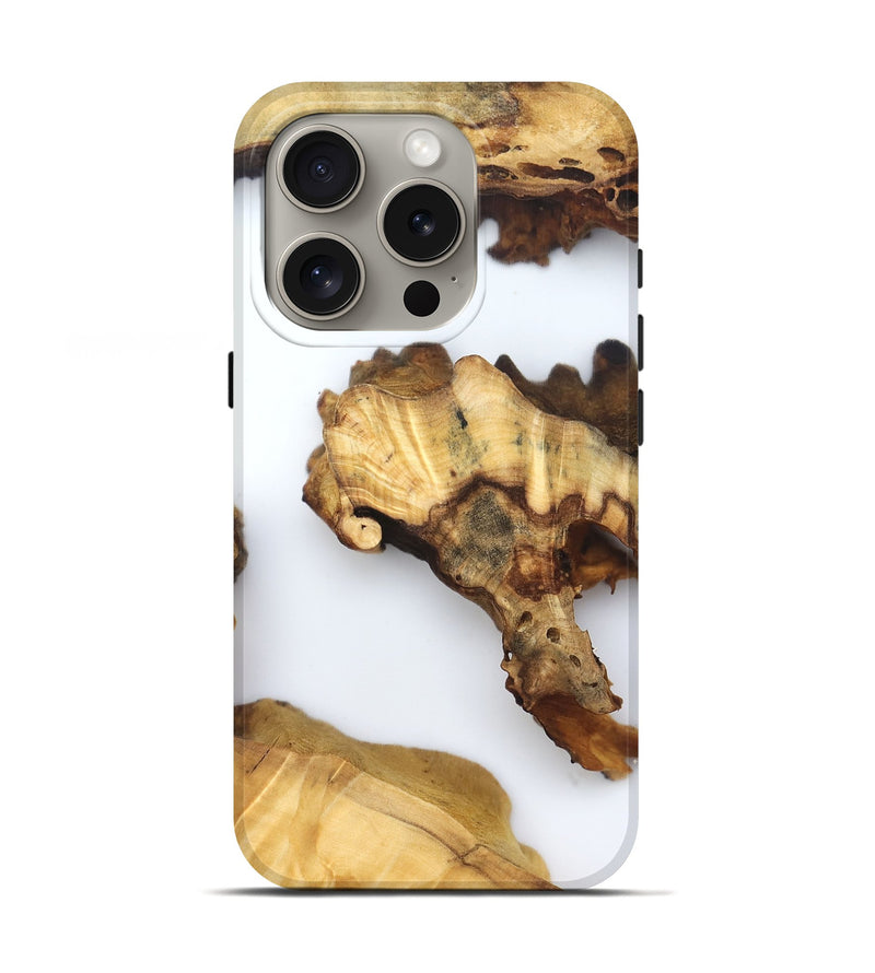 iPhone 16 Pro Wood Live Edge Phone Case - Amiri (Clear, 832678)