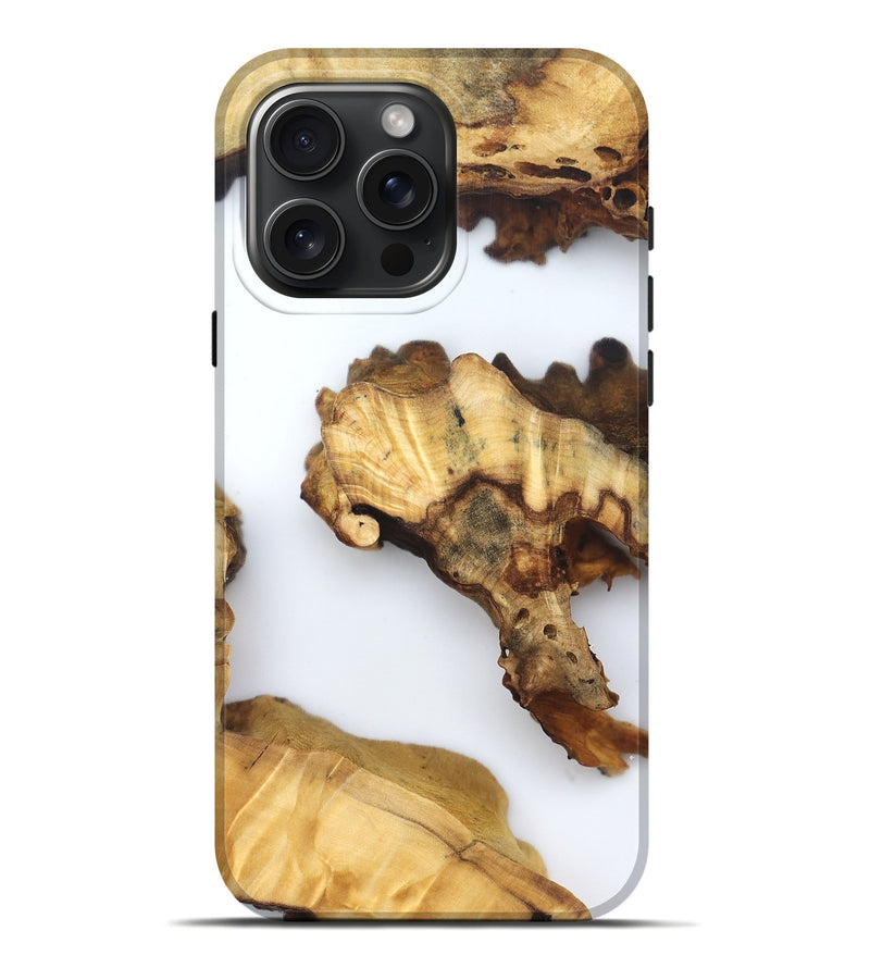 iPhone 16 Pro Max Wood Live Edge Phone Case - Amiri (Clear, 832678)