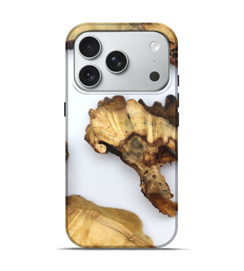 iPhone 18 Pro Wood Live Edge Phone Case - Amiri (Clear, 832678)