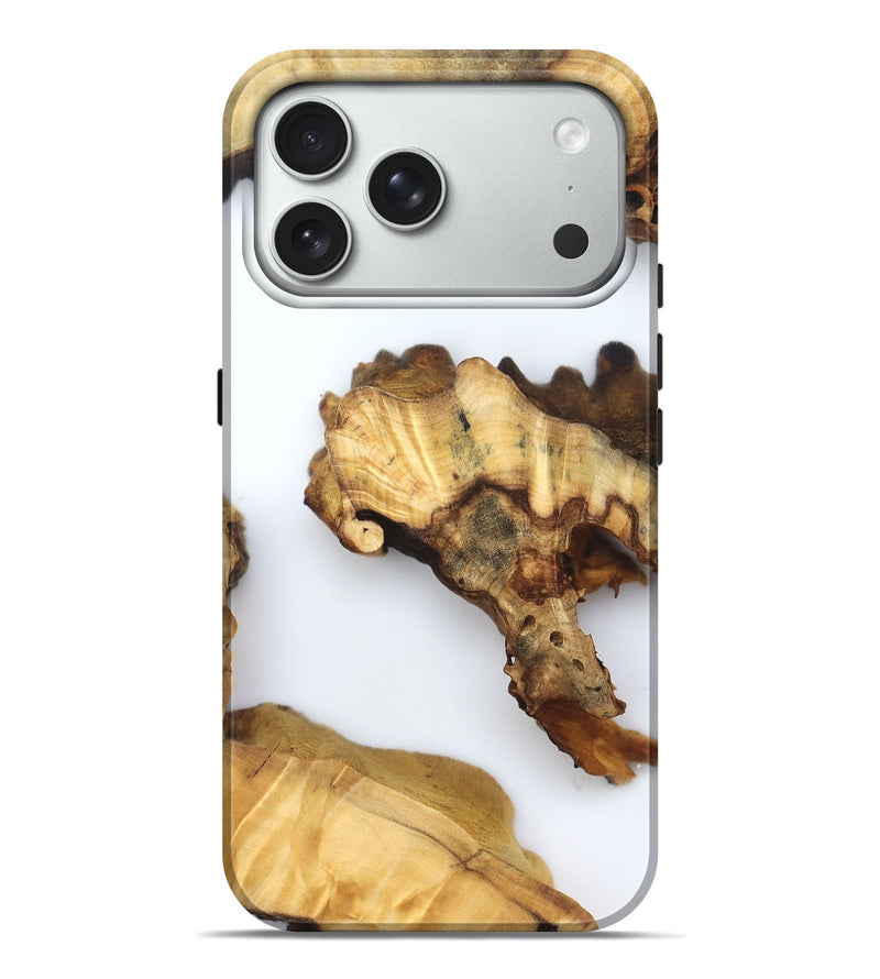 iPhone 18 Pro Max Wood Live Edge Phone Case - Amiri (Clear, 832678)