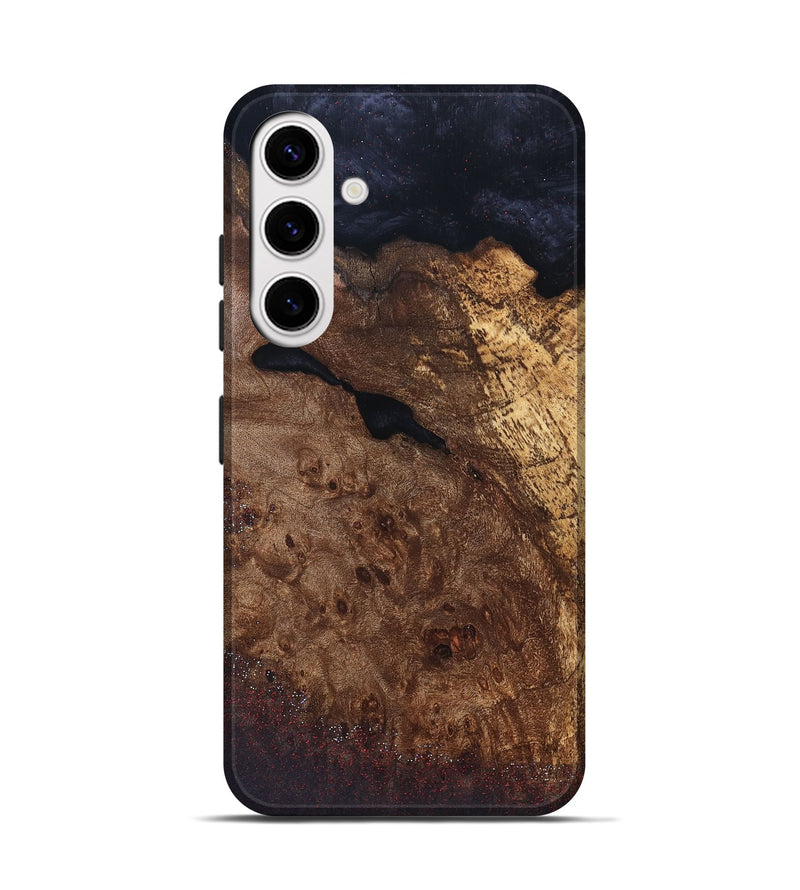 Galaxy S25 Wood Live Edge Phone Case - Halle (Solid Wood, 832679)