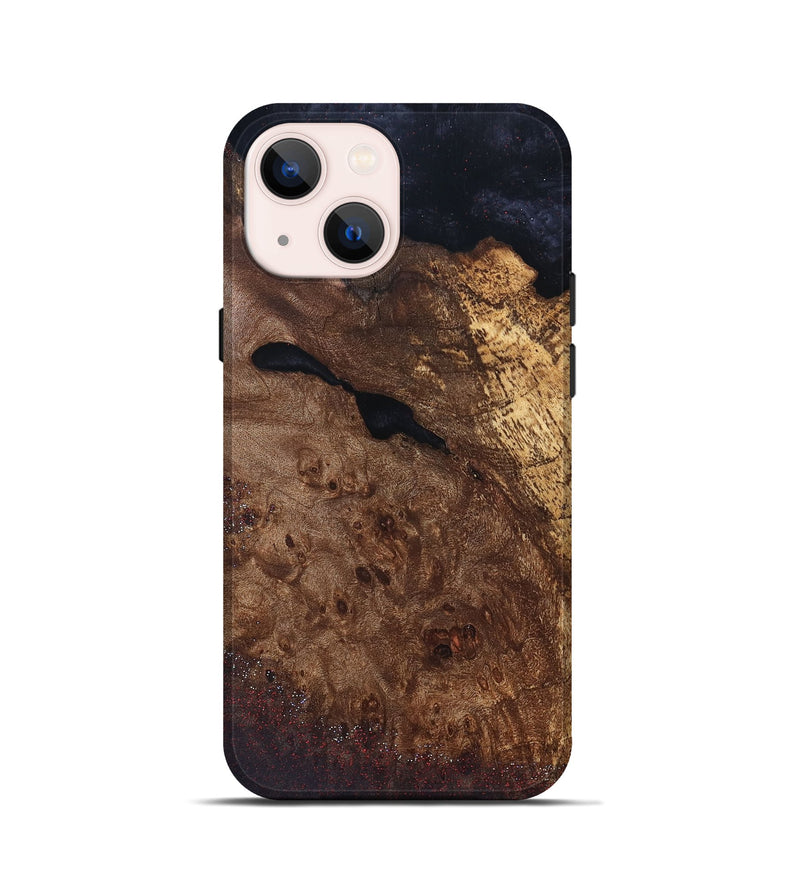 iPhone 13 mini Wood Live Edge Phone Case - Halle (Solid Wood, 832679)