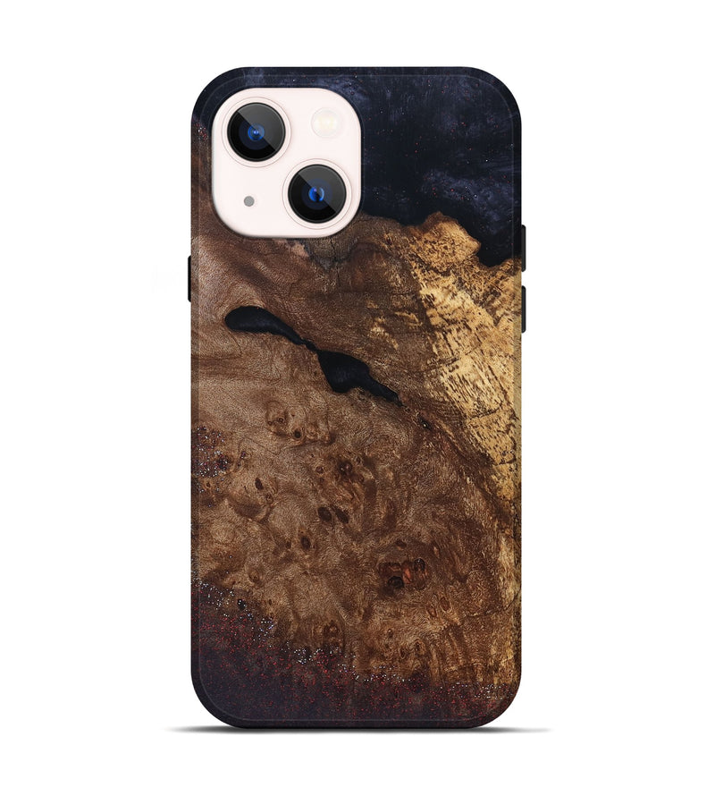 iPhone 14 Wood Live Edge Phone Case - Halle (Solid Wood, 832679)